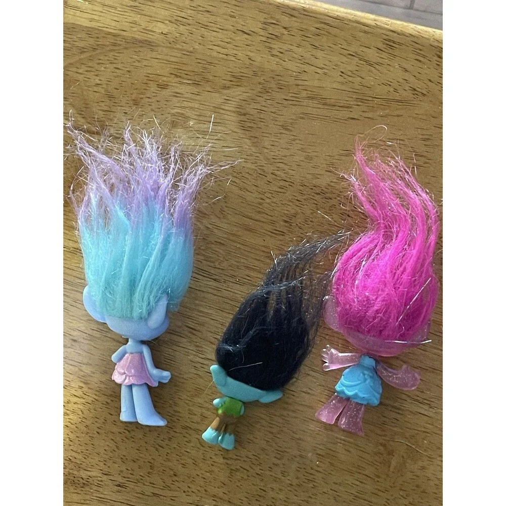 Dreamworks Trolls Set Of 3 Troll Dolls
